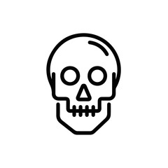 Skull icon symbol vector image illustration
