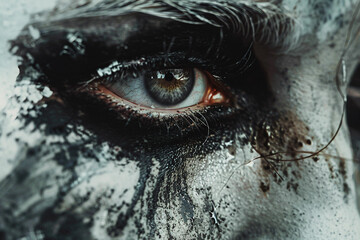 AI generated picture of halloween scary scene celebration