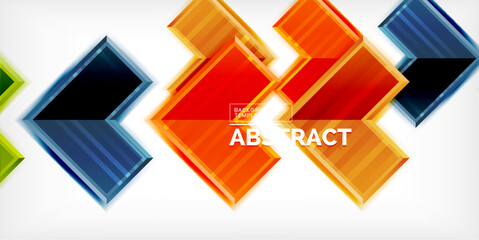 Arrow geometric abstract vector background. Vector Illustration For Wallpaper, Banner, Background, Card, Book Illustration, landing page