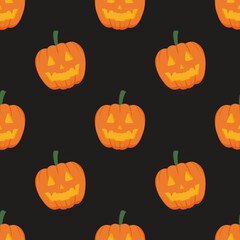 Adorable Jack-O'-Lantern Background - Cute and Playful Design for Creative Projects