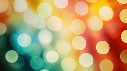 Obraz premium Vibrant Color Palette, Blurry, Dotted. Perfect As Background Or Event Banner.