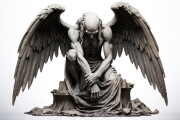 Fototapeta premium Angel statue sculpture art representation.