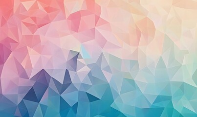 Obraz premium Abstract_2D_geometric_colorful_background,generation AI