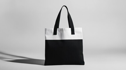 Black and White Tote Bag