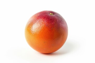 Vibrant Red Blood Orange Isolated on a White Background Perfect for Culinary and Health-Focused Projects Featuring Its Unique Color and Texture