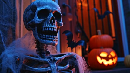 Creepy Skeleton Figure for Halloween Decor