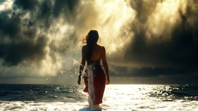 Aphrodite from the Sea Waves