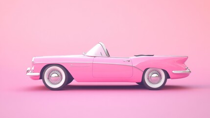 Pink Classic Car