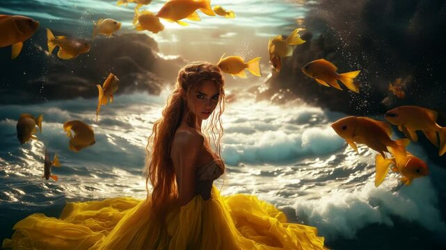 Aphrodite from the Sea Waves