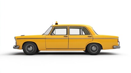 Obraz premium Classic Yellow Taxi Car