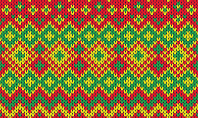 Seamless printable knitting patterns, wallpapers, ultra-high resolution raster illustrations, print-on-demand patterns.