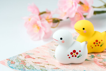 巳年（へびどし）の年賀状素材　干支
