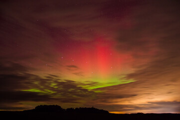 Aurora borealis - Northern lights (10.10.2024) View from Lower Silesia, Poland