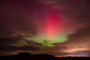 Aurora borealis - Northern lights (10.10.2024) View from Lower Silesia, Poland
