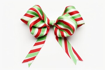 Christmas green candy bow.