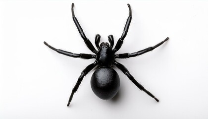 Spider on White top view 