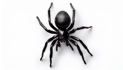 Obraz premium Spider on White top view 