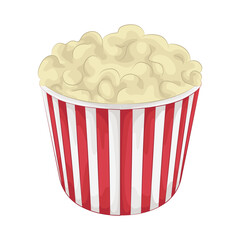 Illustration of popcorn 