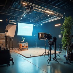 Video production studio environment