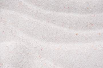 Natural Himalayan Pink Salt Fine Ground Top View Abstract Texture Background