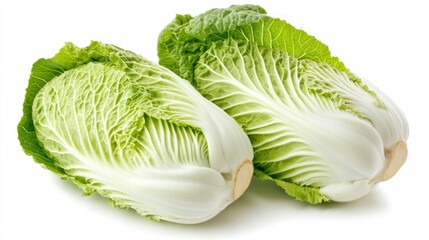 Two Fresh Napa Cabbages