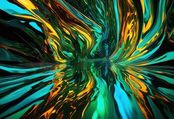 stunning reflective surface showcasing light play vibrant reflections eye catching patterns, angle, ambiance, artistic, arrangement, atmospheric