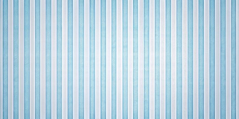 High angle light blue and white vertical striped wallpaper pattern background