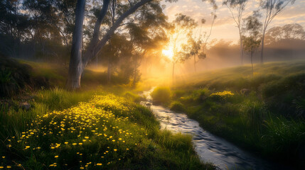 Fototapeta premium morning in the forest