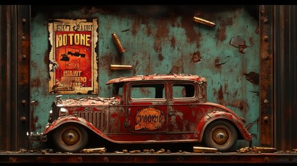 Bonnie and Clyde Slot Machine with AR Display