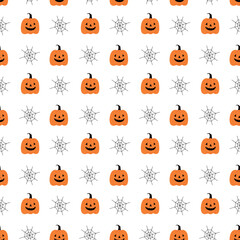 halloween seamless pattern