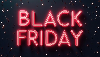 Obraz premium Black friday poster with text. Illustration for advertisentment or discount promotion