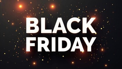 Black friday poster with text. Illustration for advertisentment or discount promotion