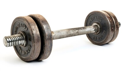 Fototapeta premium barbell isolated on white background. 