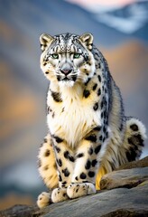 Obraz premium dramatic close endangered species captured their vibrant natural habitat showcasing unique features intricate details, wildlife, nature, ecosystem, fauna