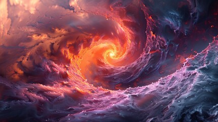 A captivating background featuring swirling clouds and a black hole, creating a stunning sci-fi atmosphere. This abstract design is perfect for commercial use, evoking a sense of mystery and intrigue 