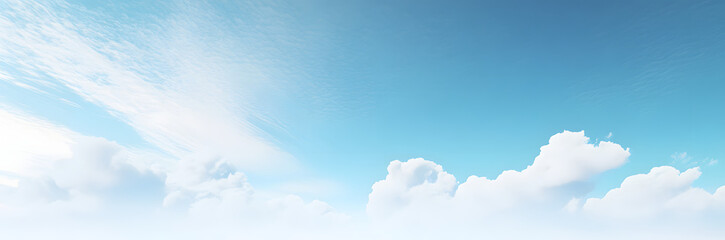 Summer blue sky cloud gradient light white background. Beauty clear cloudy in sunshine calm bright winter air bacground. Gloomy vivid cyan landscape in environment day horizon skyline view spring wind