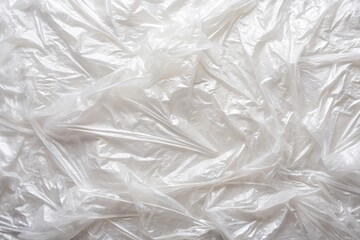 Obraz premium White clear plastic wrap textured wallpaper aerial view