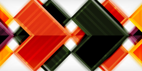 Arrow symbols created with 3d effects and line texture geometric abstract background