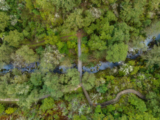 Pasarela Cañon del Rio Mao de Ribeira Sacra en Galicia