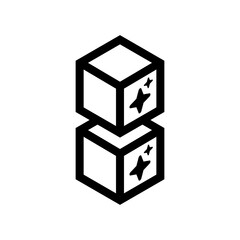 Stack artificial intelligence Icon