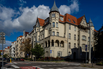 Fototapeta premium Sunny Day Illuminates City Poznan, Poland Beautifully