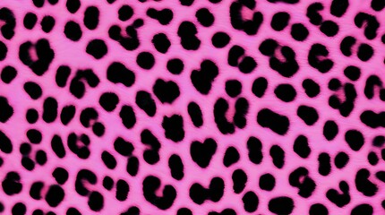 Obraz premium leopard print dark pink background stylish design