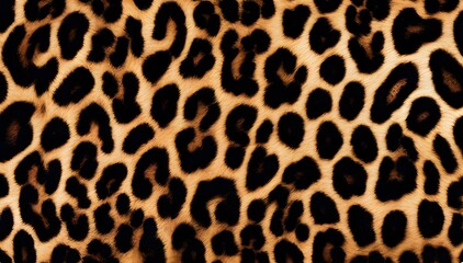 Obraz premium leopard print stylish design for clothes dark background cat spots