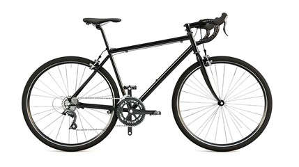 Obraz premium The Ultimate Exemplar: A Glistening GS Bike Poised on a Lonely Road under the Daylight Sky