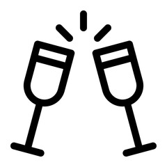 Drink glass icon