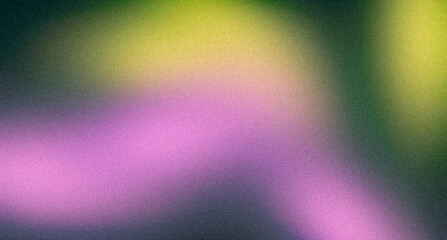 Green pink soft color grainy gradient backdrop design, noise texture background, poster, banner, header, copy space