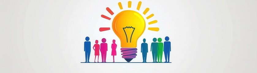 Entrepreneurial mindset tech industry cartoon drawing Triadic Color Scheme