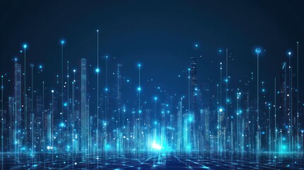 Fototapeta premium Futuristic Cityscape