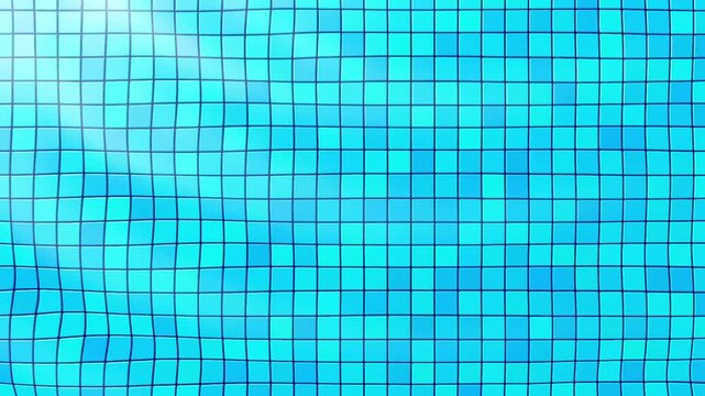 Wasser in einem Pool, endlose Animation 