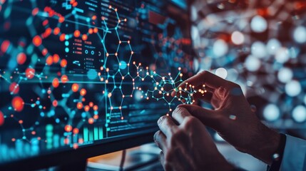 Analyzing and visualizing complex financial data and market information through a modern digital dashboard interface with charts graphs and analytical tools